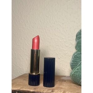 NEW Vintage Estee Lauder Heathermist Pink All-Day Lipstick Blue Ribbed Case